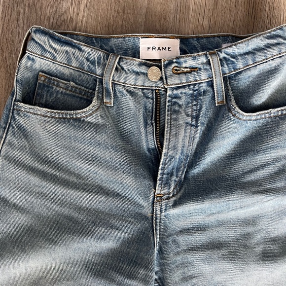 High ‘tight wide leg Frame jeans size 23 - Picture 2 of 5